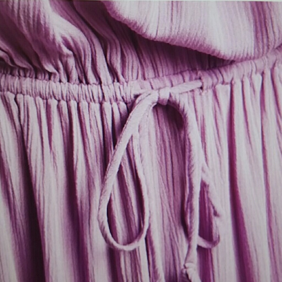Lilac maxi dress with ruffle detail - Picture 5 of 8